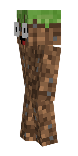 Brown skin: body, left side render