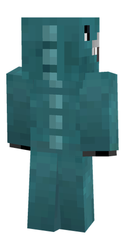 Black skin: body, back render