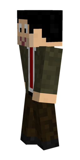 Black skin: body, left side render