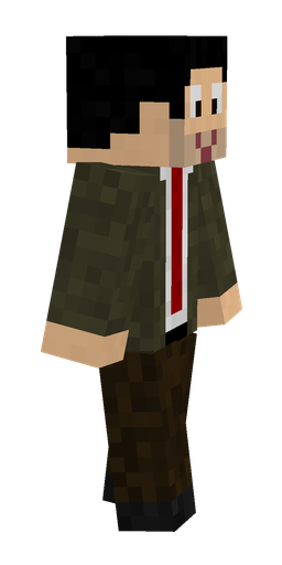 Black skin: body, right side render