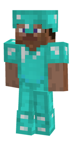 Blue skin: body, front render
