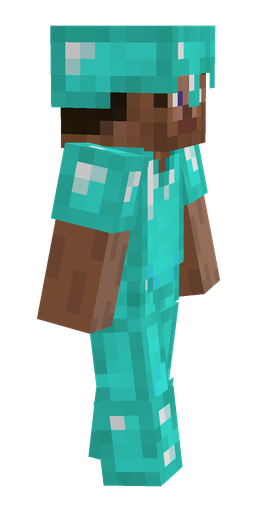 Blue skin: body, right side render