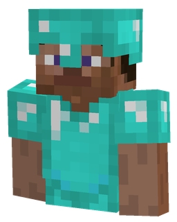 Blue skin: bust render