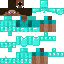 Blue skin: raw texture render