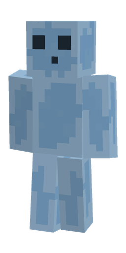 Blue skin: body, front render