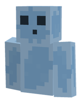 Blue skin: bust render