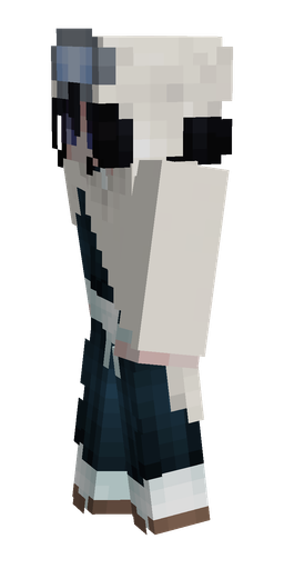 Black skin: body, left side render