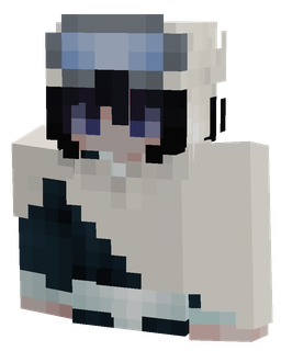 Black skin: bust render