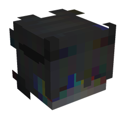 Black skin: head render