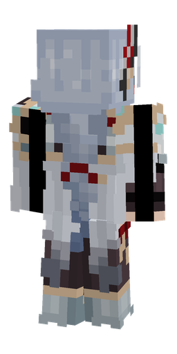 Black skin: body, back render