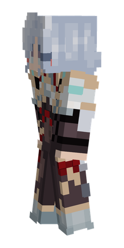 Black skin: body, left side render