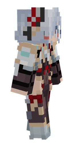 Black skin: body, right side render