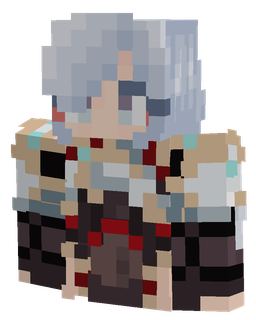 Black skin: bust render