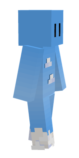Blue skin: body, right side render