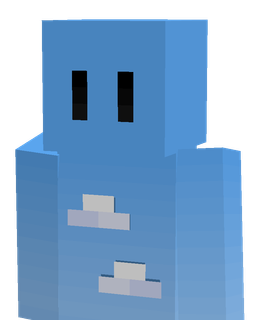 Blue skin: bust render