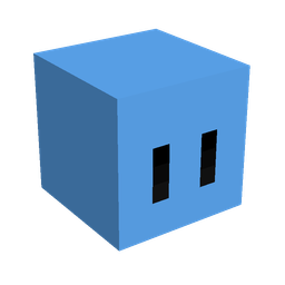 Blue skin: head render