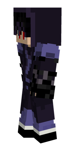 Black skin: body, left side render