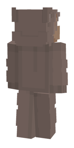 Dark skin: body, back render