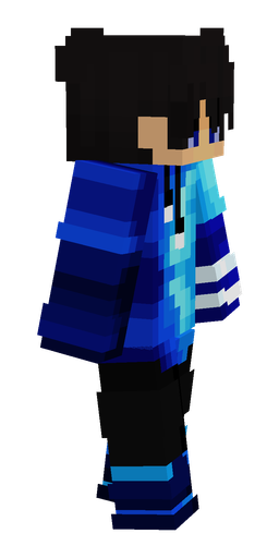 Black skin: body, right side render