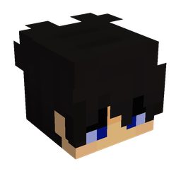 Black skin: head render