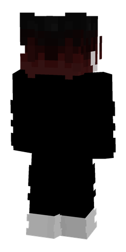 Black skin: body, back render
