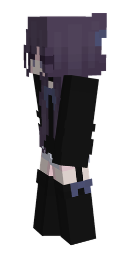 Black skin: body, left side render