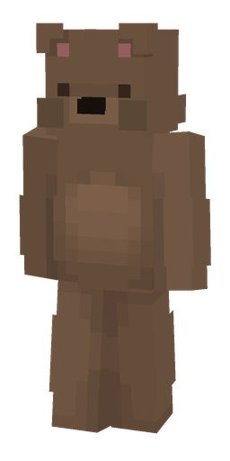 Brown skin: body, front render