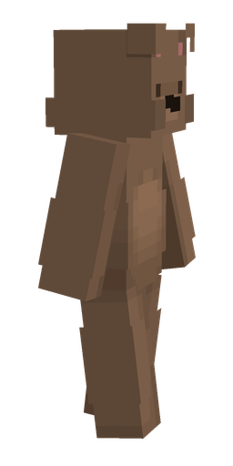Brown skin: body, right side render