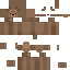 Brown skin: raw texture render
