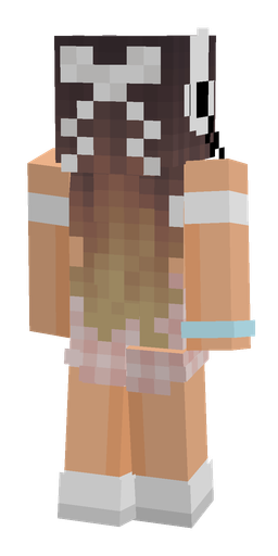 Orange skin: body, back render