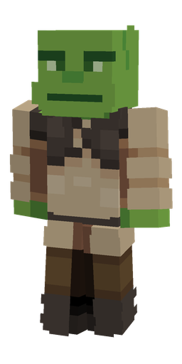 Black skin: body, front render