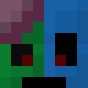 Blue skin: face render