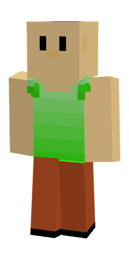 Brown skin: body, front render