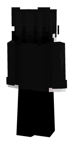 Black skin: body, back render