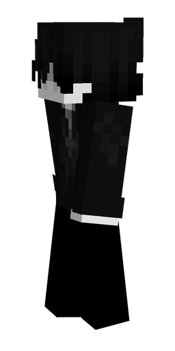 Black skin: body, left side render