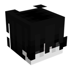Black skin: head render