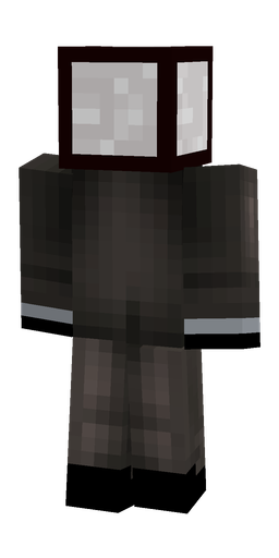 Black skin: body, back render