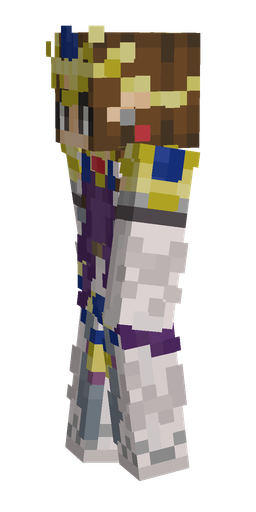 Pink skin: body, left side render