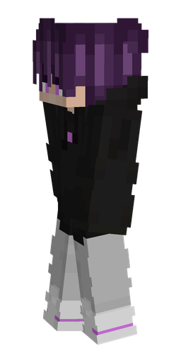Black skin: body, left side render
