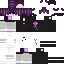 Black skin: raw texture render