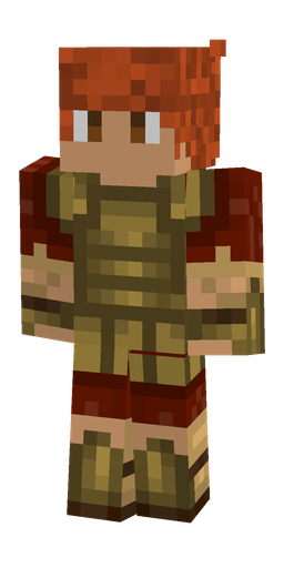 Brown skin: body, front render