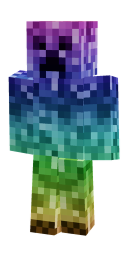 Blue skin: body, front render