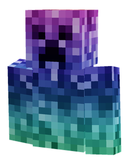 Blue skin: bust render