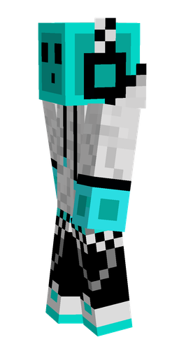Black skin: body, left side render