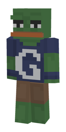 Blue skin: body, front render