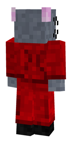 Gray skin: body, back render