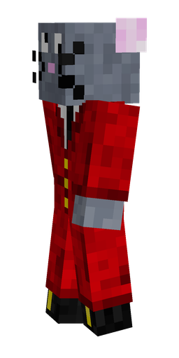 Gray skin: body, left side render