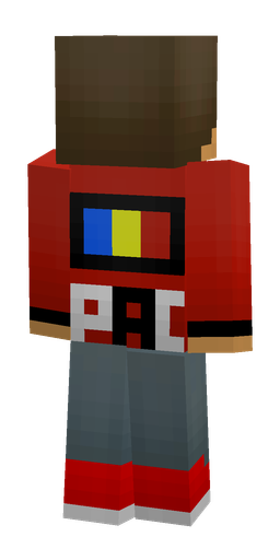 Brown skin: body, back render