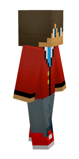 Brown skin: body, right side render
