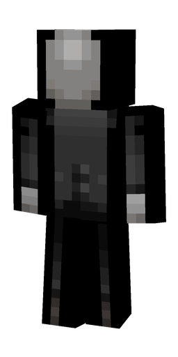 Black skin: body, back render